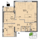 Тристаен апартамент в София, Драгалевци - 102 кв.м за 1248 €/кв.м - Снимка #1