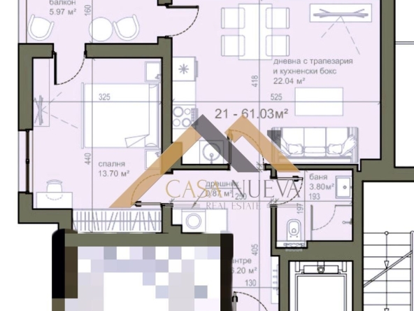 Двустаен апартамент в София, Люлин 6 - 68 кв.м за 1368 €/кв.м - Снимка #1