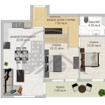 Тристаен апартамент в Варна, Аспарухово - 82 кв.м за 1452 €/кв.м - Снимка #1