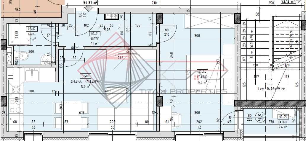 Двустаен апартамент в София, Малинова долина - 65 кв.м за 1452 €/кв.м - Снимка #3