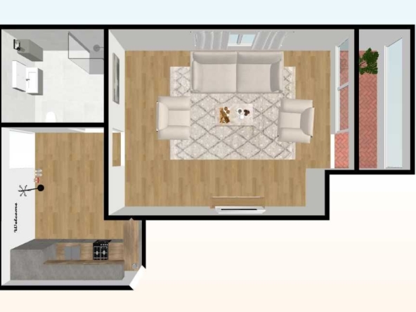 Едностаен апартамент в Пловдив, Тракия - 40 кв.м за 875 €/кв.м - Снимка #1