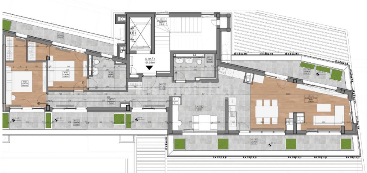 Тристаен апартамент в София, Кръстова вада - 223 кв.м за 1498 €/кв.м - Снимка #6