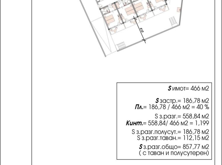 Хотел в с. Варвара, Област Бургас - 860 кв.м за 233 €/кв.м - Снимка #6
