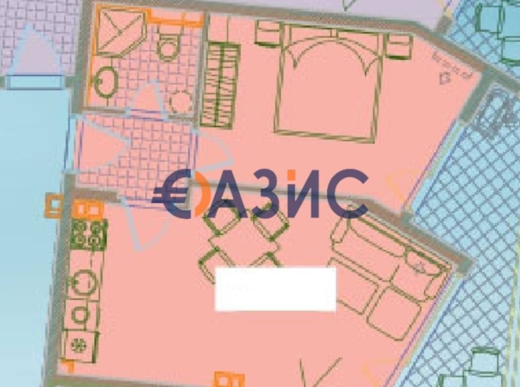 Двустаен апартамент в Бургас, Сарафово - 65 кв.м за 1124 €/кв.м - Снимка #1