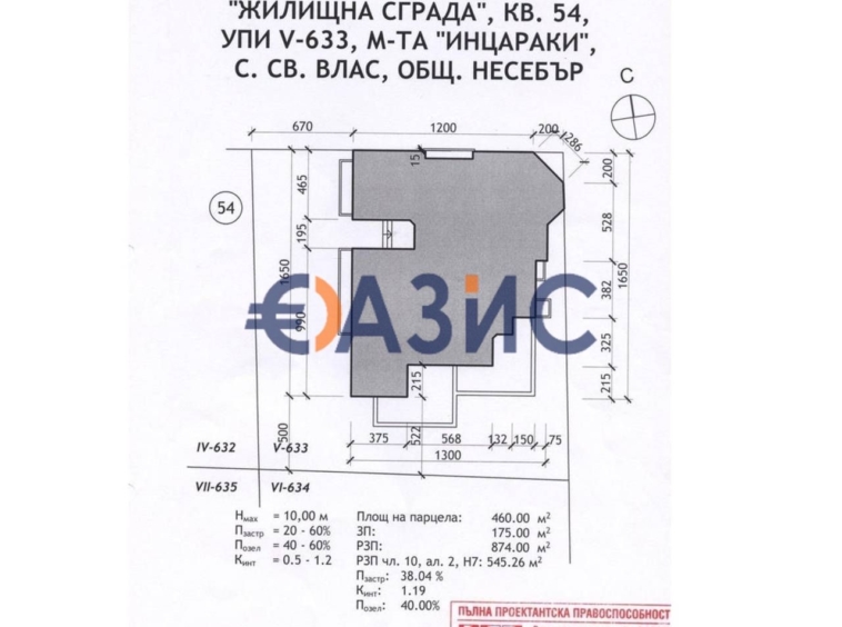Парцел в Свети Влас - 448 кв.м за 221 €/кв.м - Снимка #3