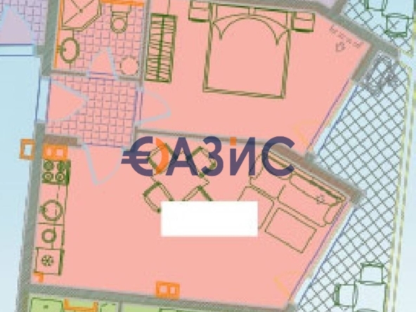 Двустаен апартамент в Бургас, Сарафово - 65 кв.м за 1139 €/кв.м - Снимка #1