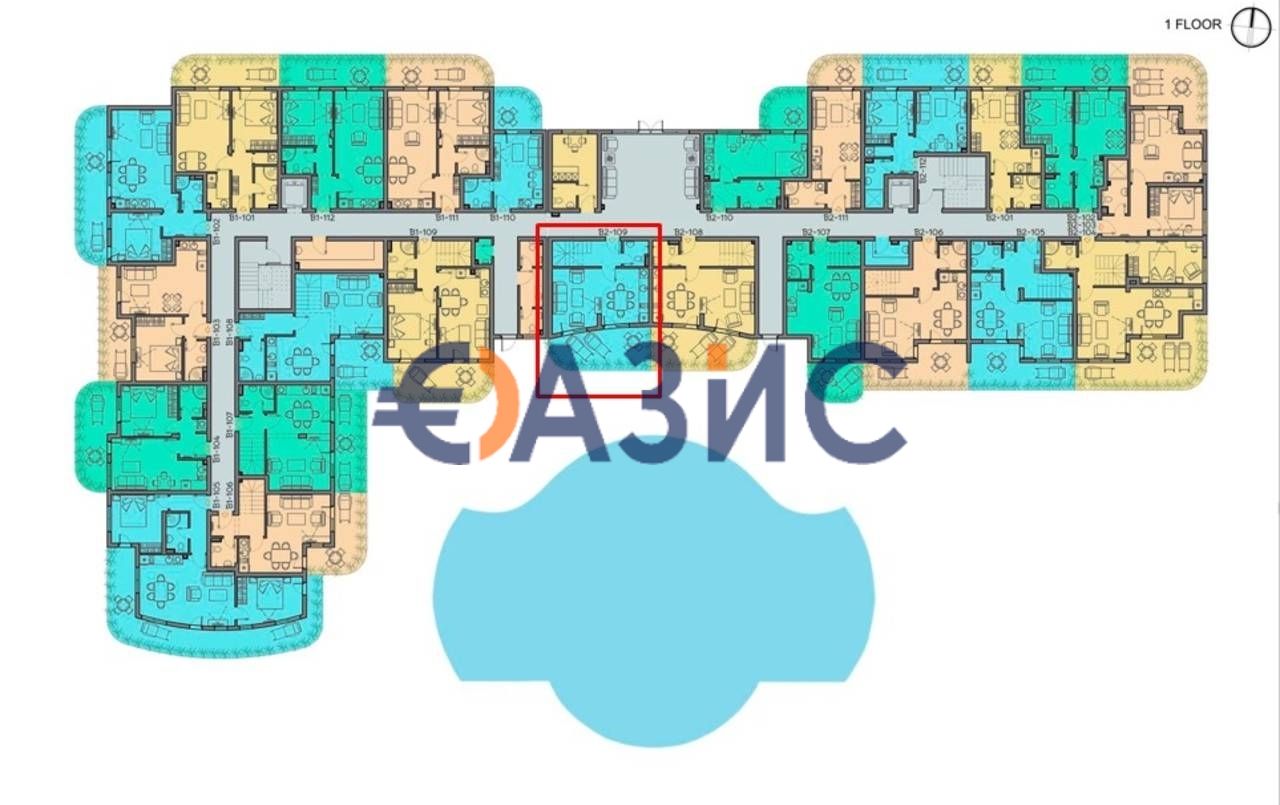 Тристаен апартамент в с. Равда, Област Бургас - 92 кв.м за 1193 €/кв.м - Снимка #7