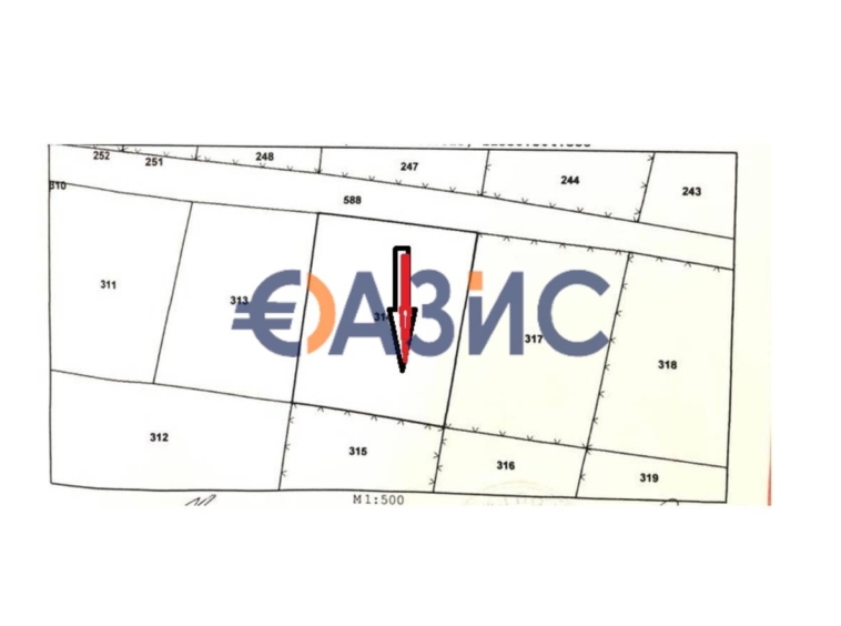 Парцел в Свети Влас - 519 кв.м за 108 €/кв.м - Снимка #3