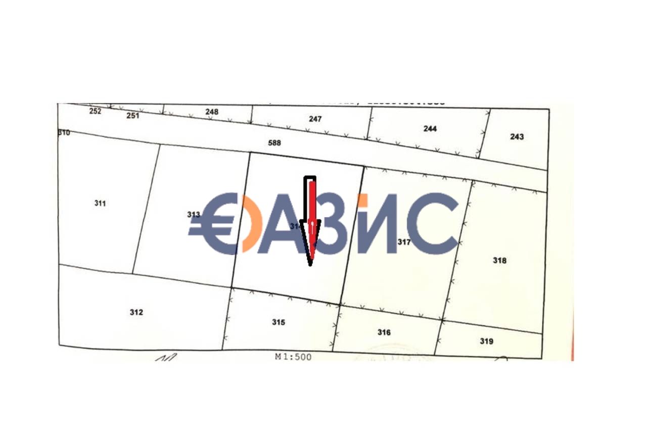 Парцел в Свети Влас - 519 кв.м за 108 €/кв.м - Снимка #3