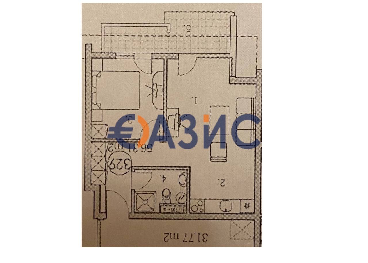 Двустаен апартамент в к.к. Слънчев бряг - 64 кв.м за 782 €/кв.м - Снимка #13