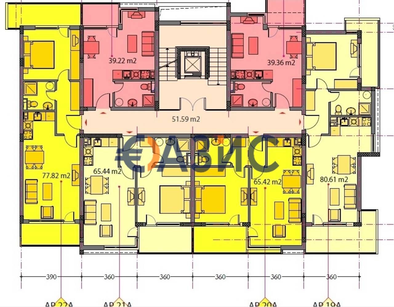 Двустаен апартамент в с. Равда, Област Бургас - 78 кв.м за 1116 €/кв.м - Снимка #10