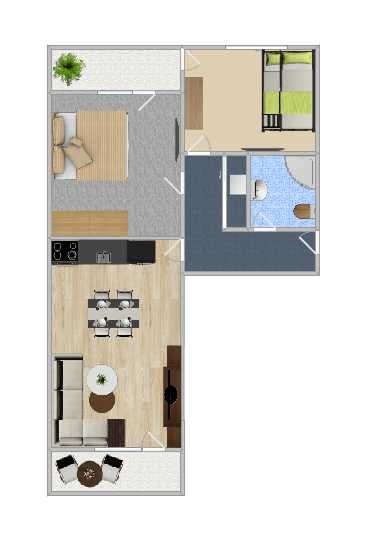Тристаен апартамент в Русе, Алеи Възраждане - 83 кв.м за 1023 €/кв.м - Снимка #8