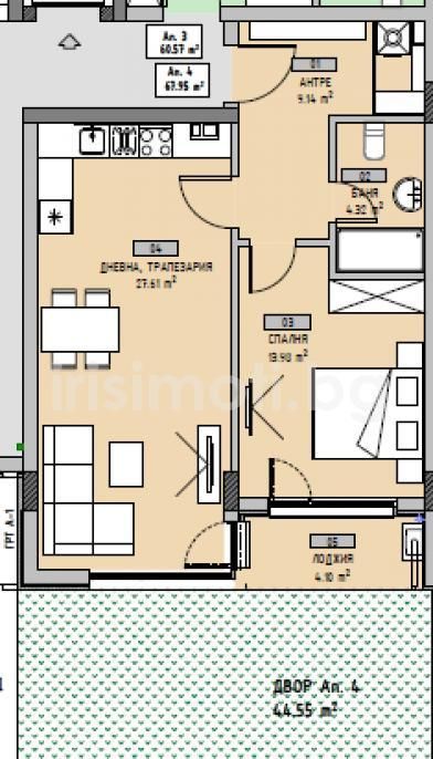 Двустаен апартамент в София, Малинова долина - 79 кв.м за 1049 €/кв.м - Снимка #3