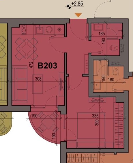 Двустаен апартамент в с. Равда, Област Бургас - 49 кв.м за 1063 €/кв.м - Снимка #2