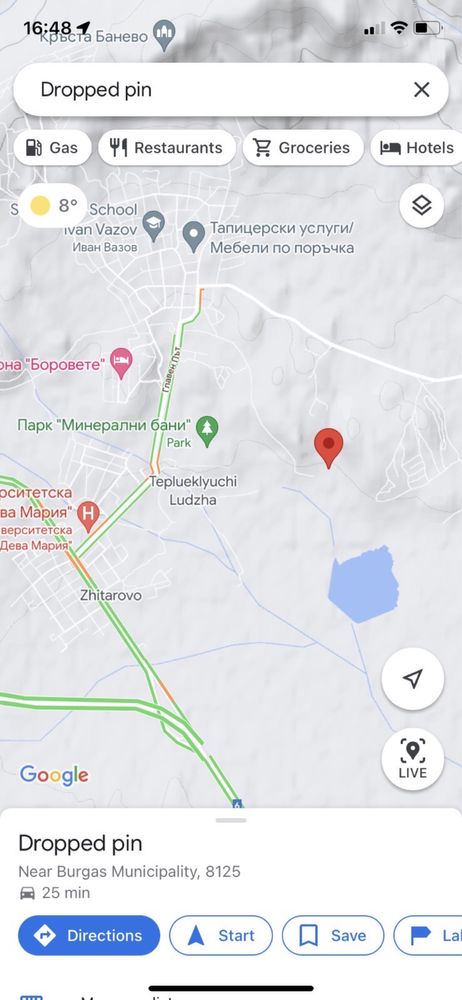 Парцел в Бургас, Лазур - 3000 кв.м за 3 €/кв.м - Снимка #1
