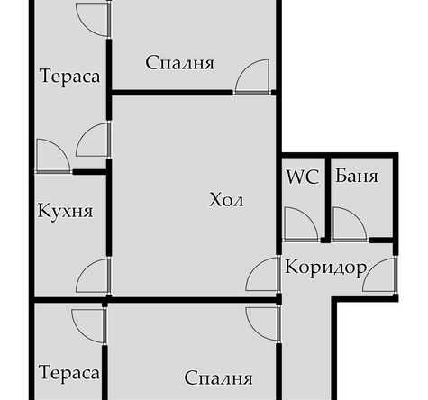 Тристаен апартамент в Пловдив, Южен - 80 кв.м за 769 €/кв.м - Снимка #1