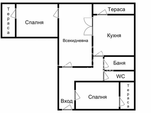 Тристаен апартамент в Пловдив, Въстанически - 86 кв.м за 1361 €/кв.м - Снимка #6