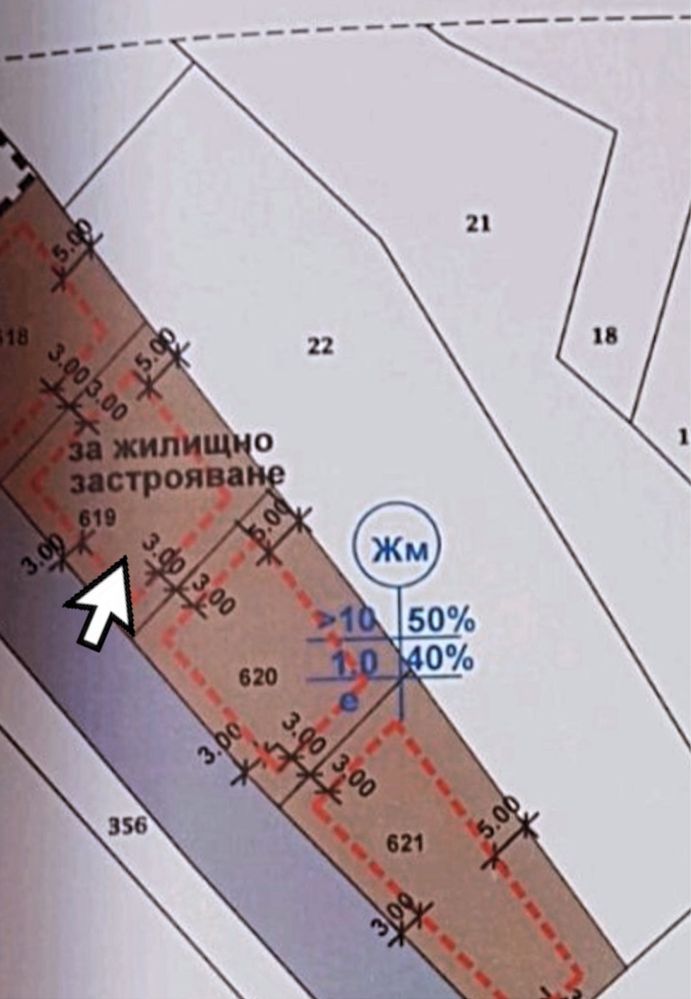 Парцел в София, Дружба 2 - 813 кв.м за 45 €/кв.м - Снимка #3