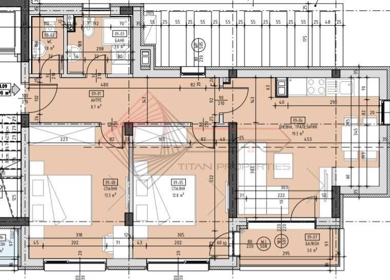 Тристаен апартамент в София, Малинова долина - 104 кв.м за 1448 €/кв.м - Снимка #3