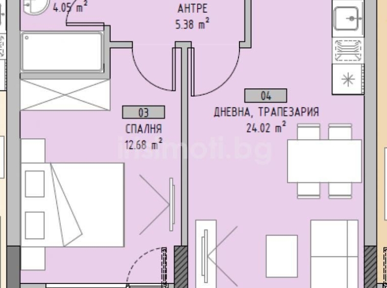 Двустаен апартамент в София, Малинова долина - 67 кв.м за 1273 €/кв.м - Снимка #6