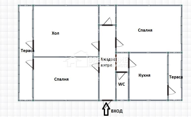 Четиристаен апартамент в Търговище, Запад 1 - 84 кв.м за 1542 €/кв.м - Снимка #6