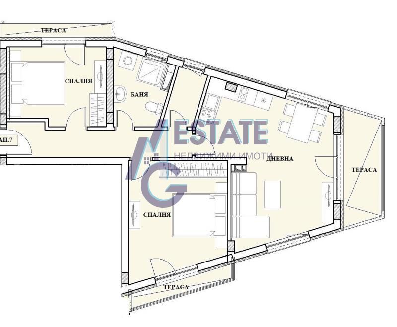 Тристаен апартамент в Бургас, Сарафово - 104 кв.м за 1096 €/кв.м - Снимка #2