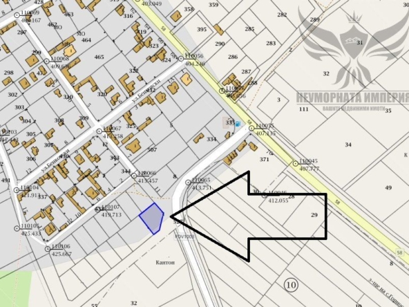 Парцел в с. Червен, Област Пловдив - 588 кв.м за 45 €/кв.м - Снимка #1