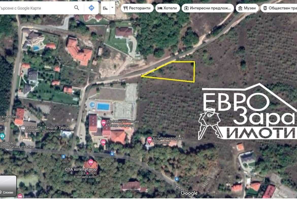 Парцел в с. Старозагорски бани, Област Стара Загора - 1188 кв.м за 74 €/кв.м - Снимка #1