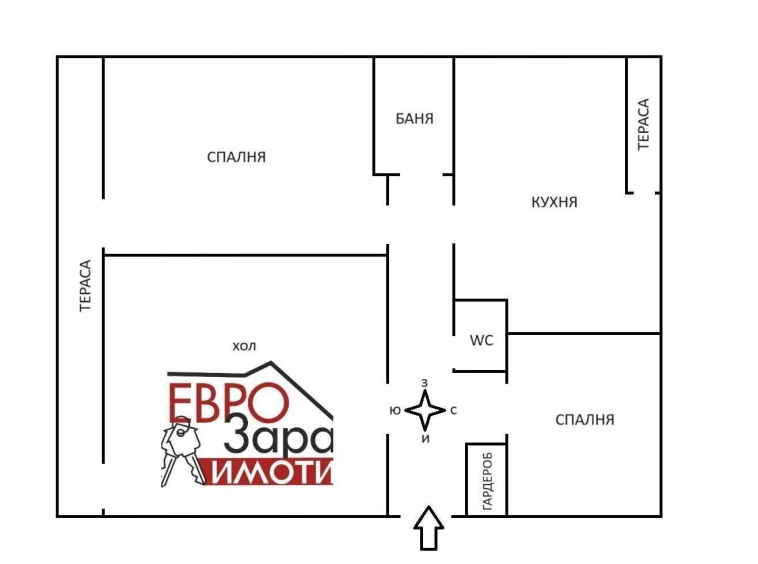 Четиристаен апартамент в Стара Загора, Ремиза - 90 кв.м за 1022 €/кв.м - Снимка #1