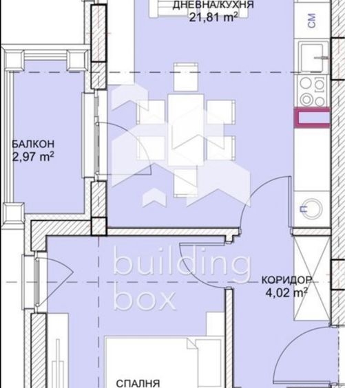 Двустаен апартамент в София, Малинова долина - 68 кв.м за 1618 €/кв.м - Снимка #1