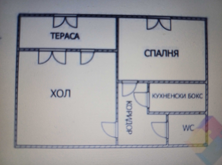 Двустаен апартамент в Бургас, Славейков - 42 кв.м за 1858 €/кв.м - Снимка #1