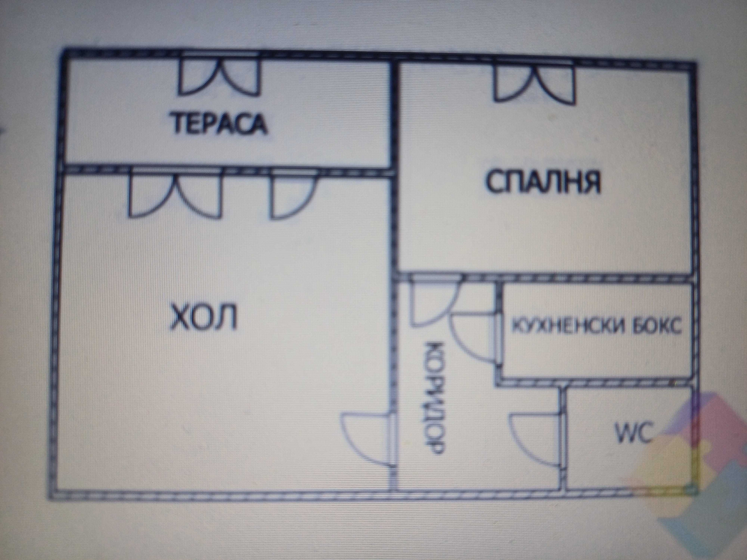 Двустаен апартамент в Бургас, Славейков - 42 кв.м за 1858 €/кв.м - Снимка #1
