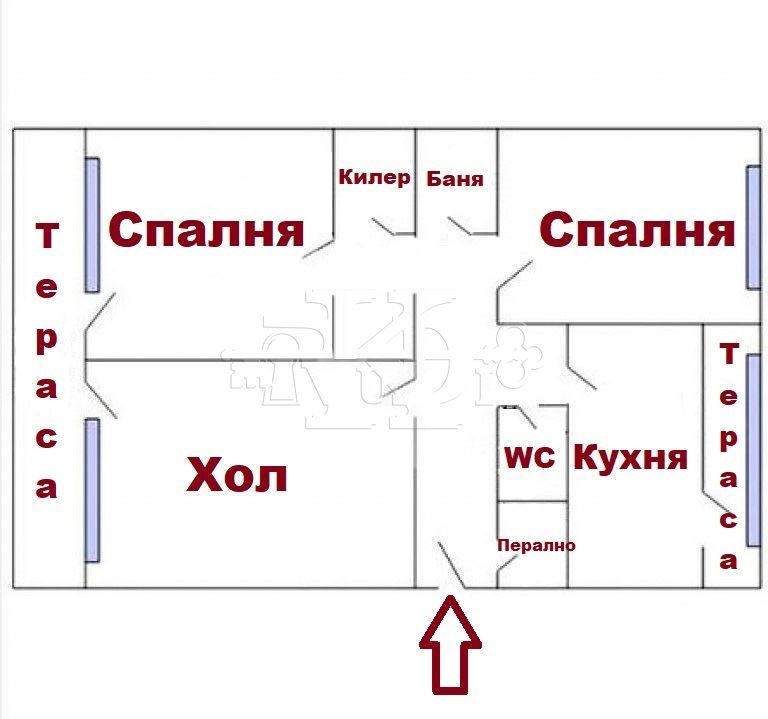 Тристаен апартамент в Варна, Младост 2 - 80 кв.м за 1482 €/кв.м - Снимка #1