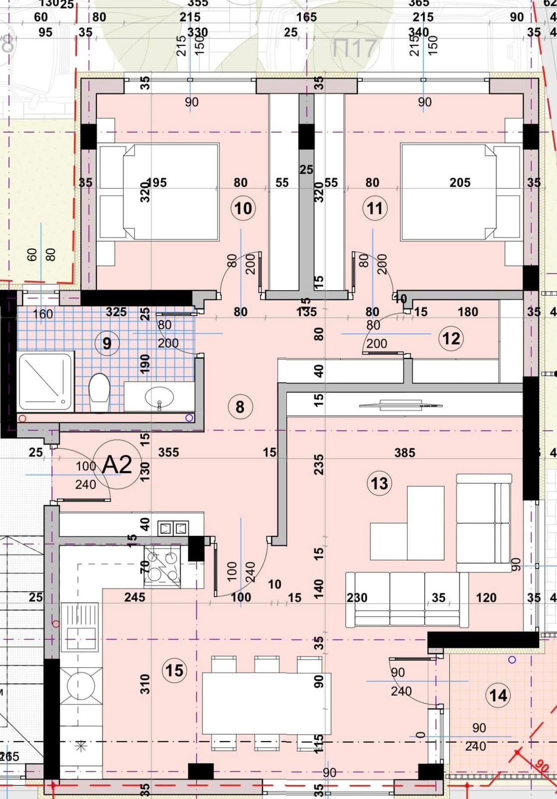 Тристаен апартамент в Казанлък - 114 кв.м за 1110 €/кв.м - Снимка #1
