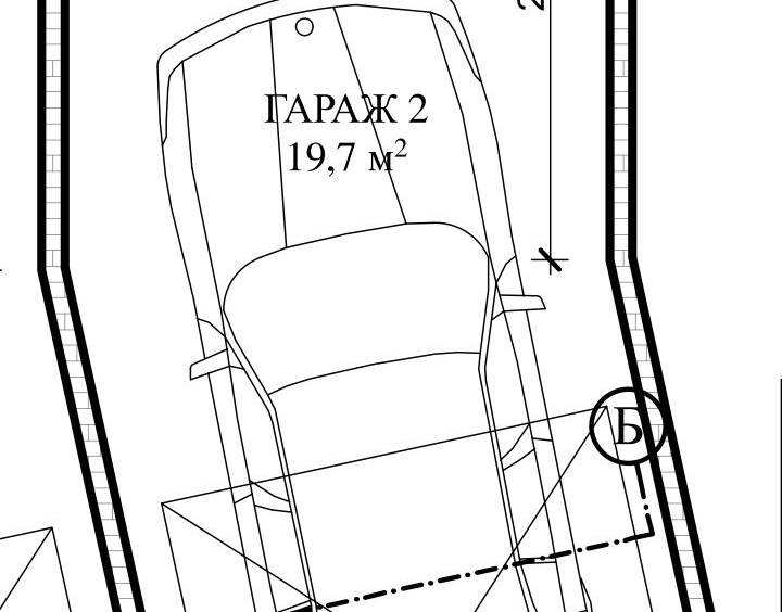 Гараж / Паркомясто в Русе, Широк център - 19 кв.м за 2211 €/кв.м - Снимка #1
