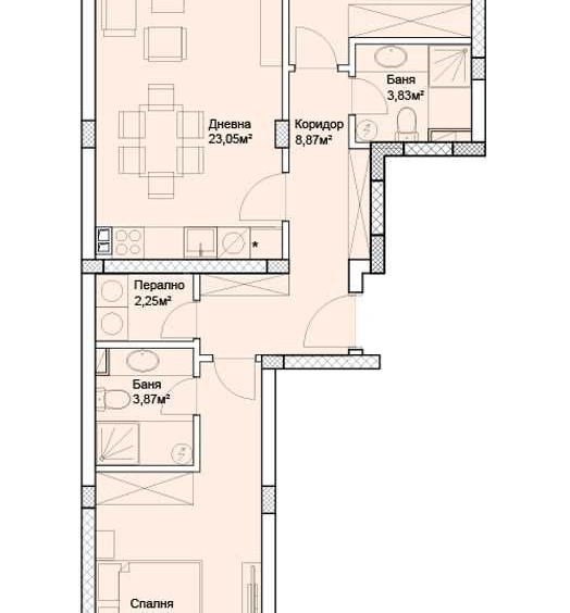 Тристаен апартамент в Пловдив, Кършияка - 111 кв.м за 1200 €/кв.м - Снимка #1