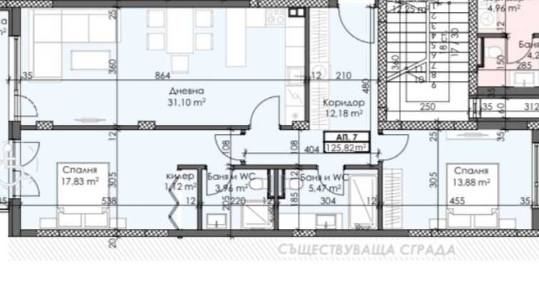Тристаен апартамент в Пловдив, Каменица 1 - 125 кв.м за 923 €/кв.м - Снимка #1