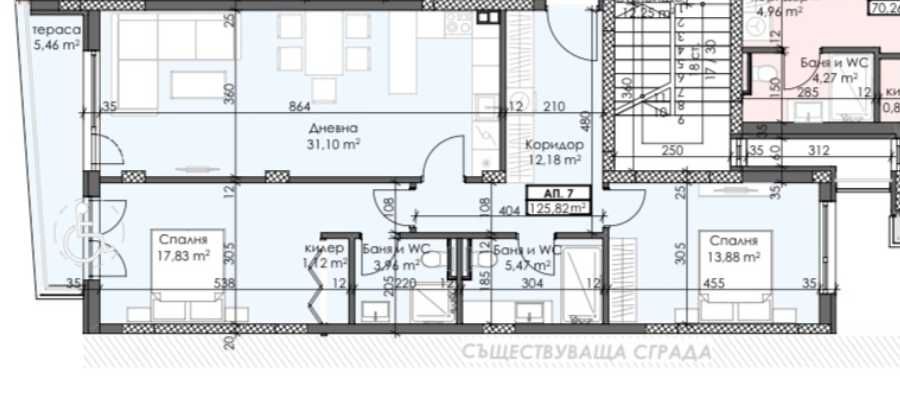 Тристаен апартамент в Пловдив, Каменица 1 - 125 кв.м за 923 €/кв.м - Снимка #1
