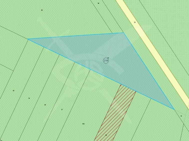 Парцел в Пловдив, Прослав - 3300 кв.м за 100 €/кв.м - Снимка #1