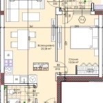 Двустаен апартамент в Пловдив, Тракия - 63 кв.м за 1620 €/кв.м - Снимка #1