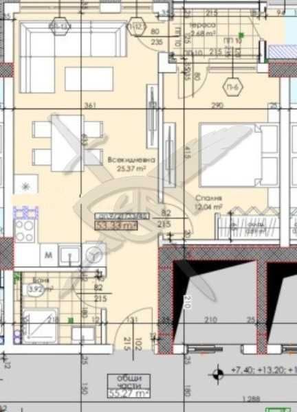 Двустаен апартамент в Пловдив, Тракия - 62 кв.м за 1492 €/кв.м - Снимка #1