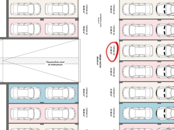 Гараж / Паркомясто в Стара Загора, МБАЛ Иван Рилски - 39 кв.м за 680 €/кв.м - Снимка #1