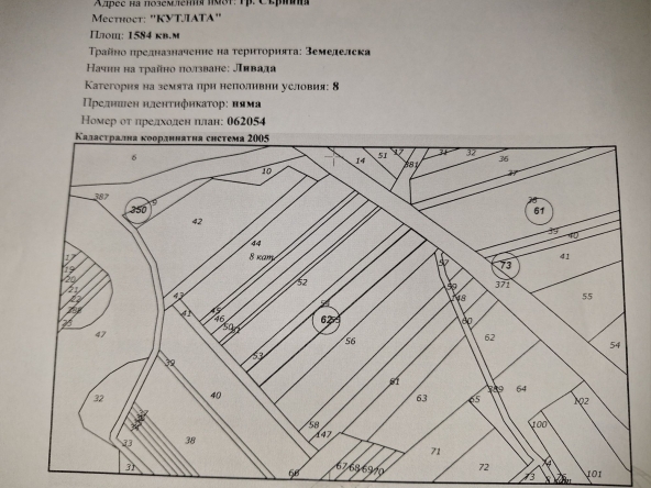 Парцел в Сърница - 1584 кв.м за 10 €/кв.м - Снимка #1