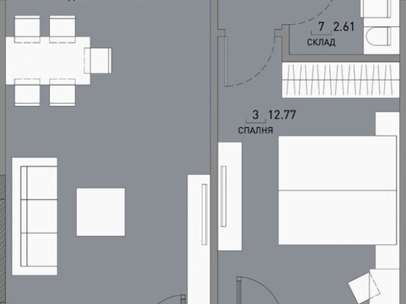 Двустаен апартамент в София, Малинова долина - 69 кв.м за 1367 €/кв.м - Снимка #1