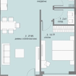 Двустаен апартамент в София, Малинова долина - 70 кв.м за 1520 €/кв.м - Снимка #1