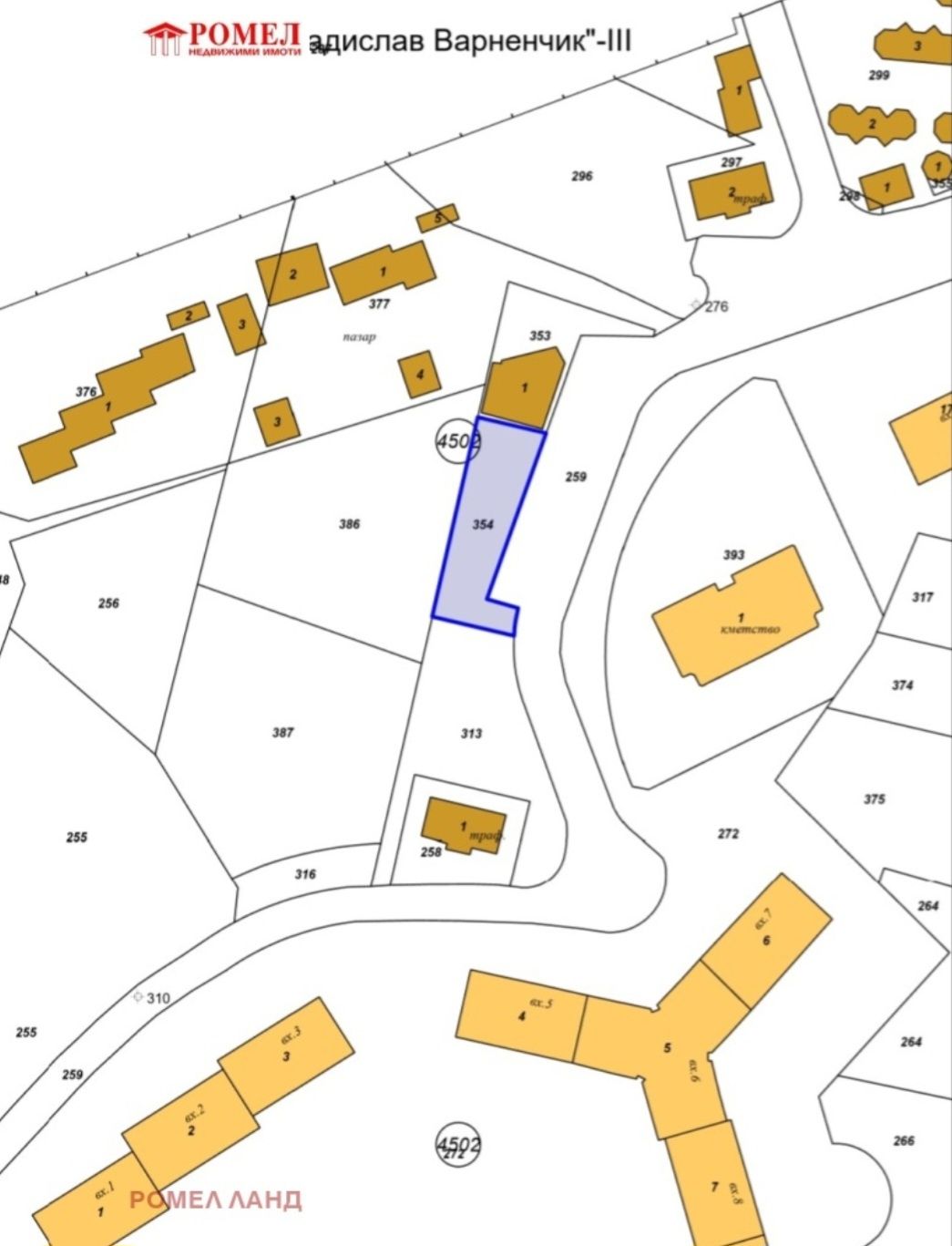 Парцел в Варна, Владислав Варненчик - 300 кв.м за 306 €/кв.м - Снимка #1