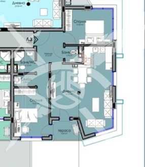 Тристаен апартамент в София, Хладилника - 98 кв.м за 716 €/кв.м - Снимка #1