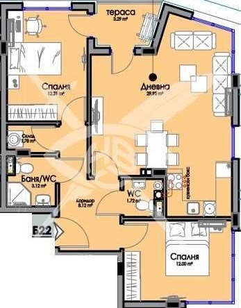 Тристаен апартамент в София, Хладилника - 98 кв.м за 719 €/кв.м - Снимка #1