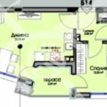 Двустаен апартамент в София, Хладилника - 62 кв.м за 717 €/кв.м - Снимка #1