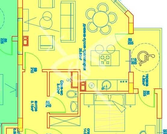 Двустаен апартамент в София, Хладилника - 61 кв.м за 652 €/кв.м - Снимка #1